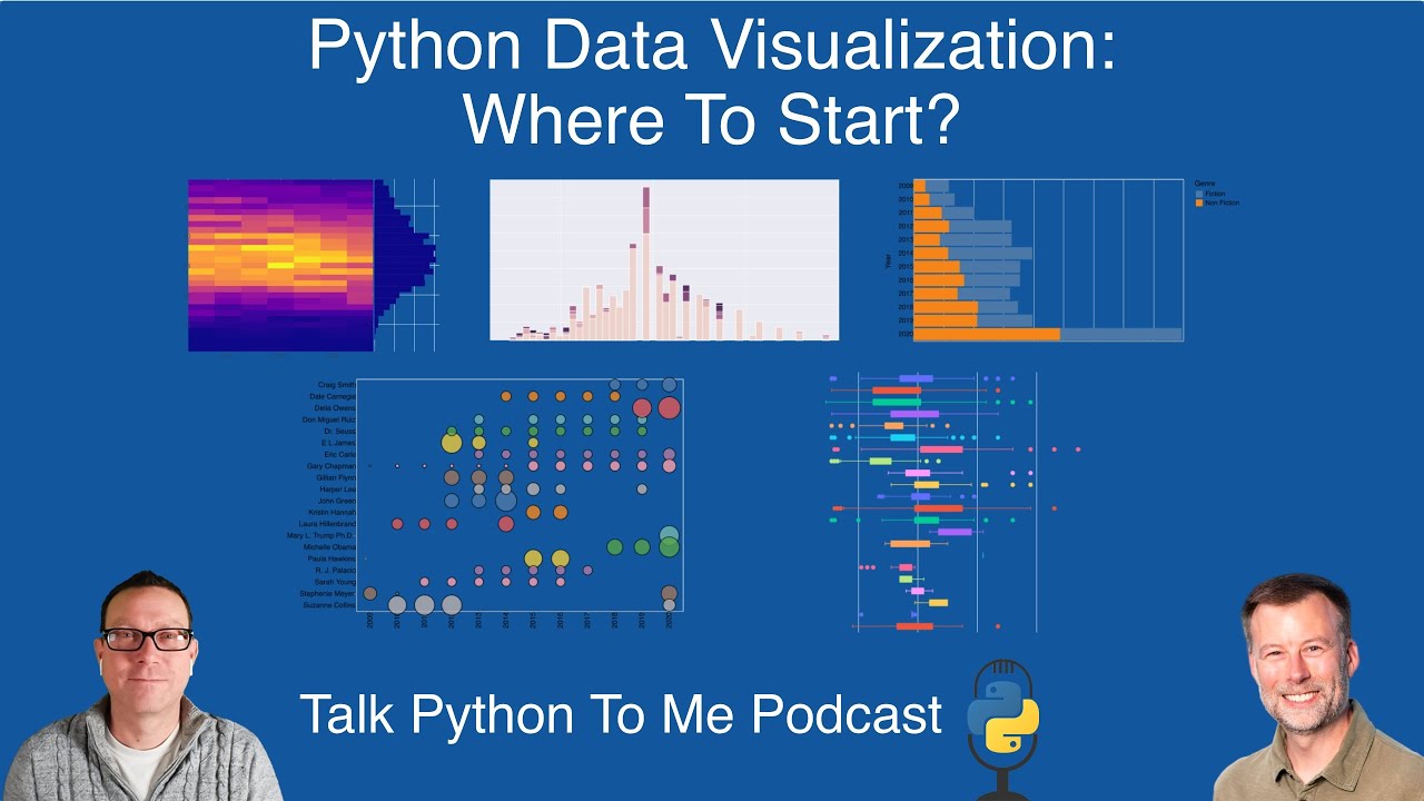 Episode #384 - Python Data Visualization - Where To Start? | Talk ...